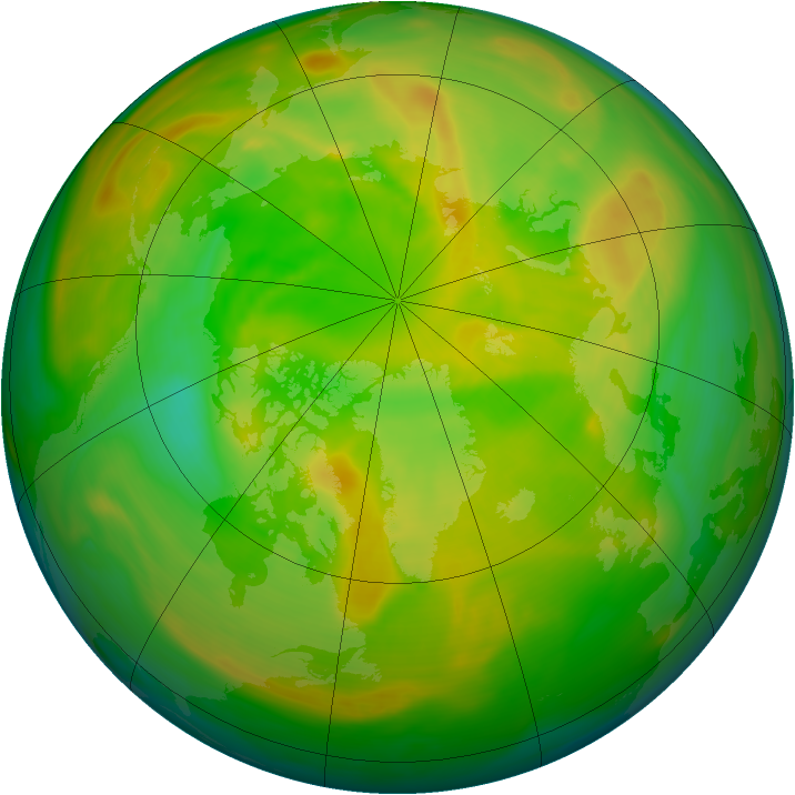 Arctic ozone map for 30 May 2005